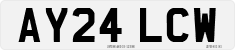 License plate of the United Kingdom, 2001 year system
