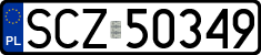 License plates of Poland, Regular car plates