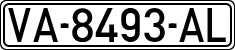 License plates of Spain, 1971 year series