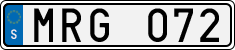 License plate of Sweden, Regular plates