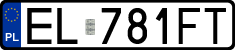 License plates of Poland, Regular car plates