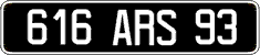 French license plate, FNI