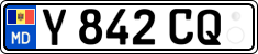 License plate of Moldova, Trailers (2015)