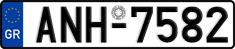 License plate of Greece, Cars
