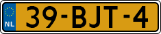 License plate of the Netherlands, Heavy Commercial Vehicles (1994 system)