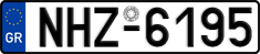 License plate of Greece, Cars