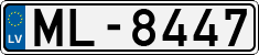License plate of Latvia, Regular car plates