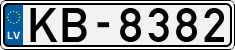 License plate of Latvia, Regular car plates
