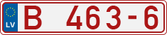 License plate of Latvia, Dealer