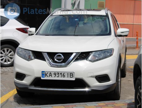 KA 9316 IB, Nissan Rogue