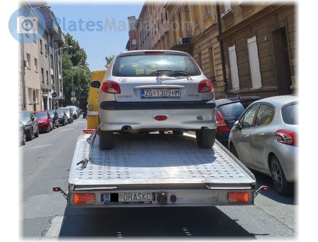 ZG 1309-HM, Peugeot 206