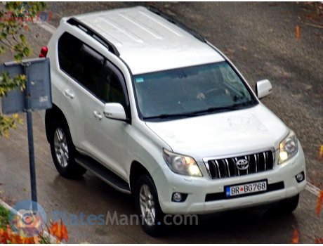 BR BG768, Toyota Land Cruiser Prado
