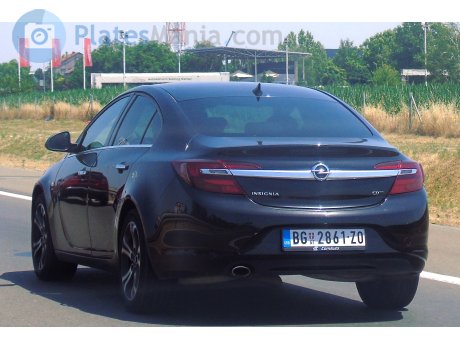 BG 2861-ZO, Opel Insignia