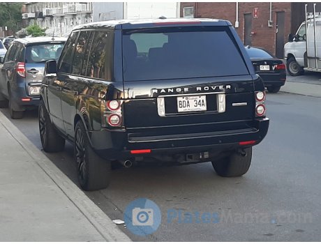 BDA 34A, Land Rover Range Rover
