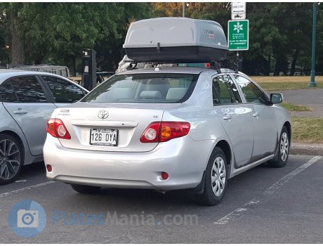 126 DYA, Toyota Corolla