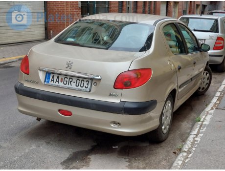 AA GR-003, Peugeot 206