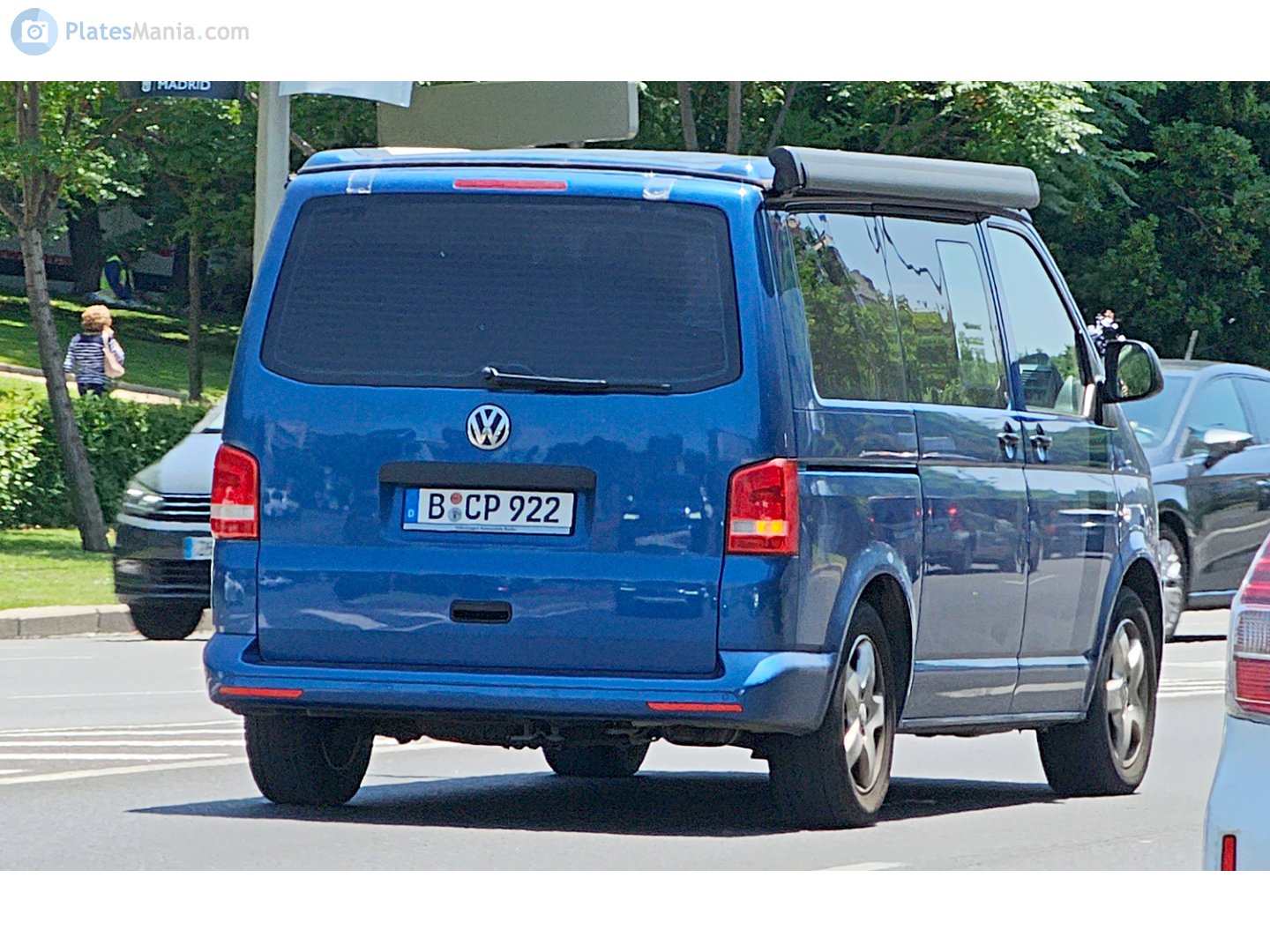 B CP 922, Volkswagen California T5, facelift, 2009–2015