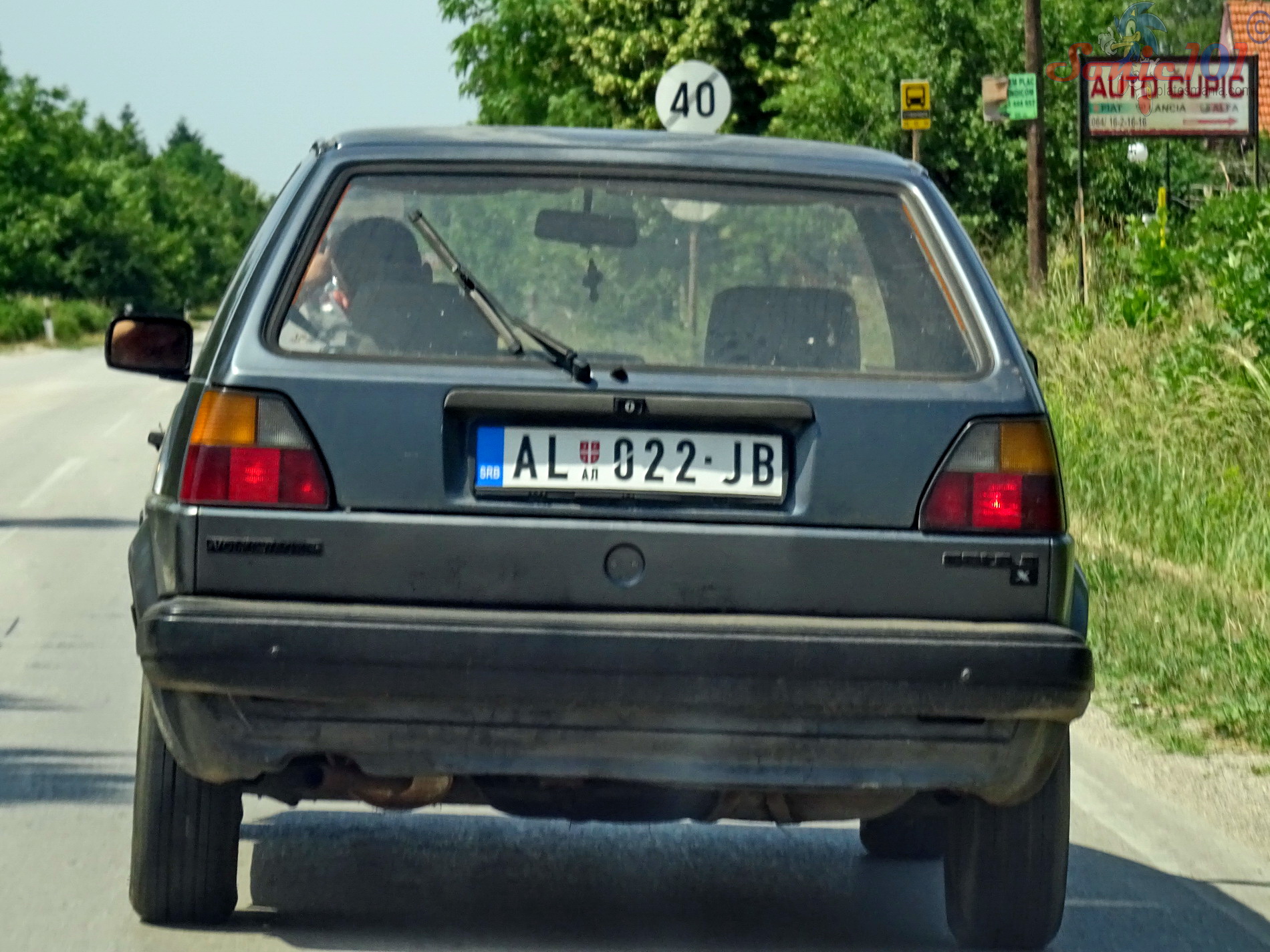 AL 022-JB, Volkswagen Golf 2nd gen 5-door Hatch (19/1G), 1983–1992