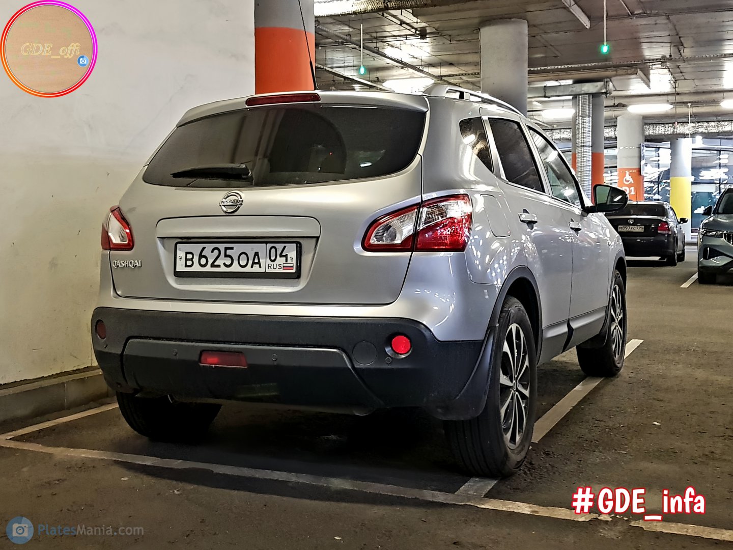 в 625 оа 04, Nissan Qashqai 1st gen (J10), facelift, 2009–2014