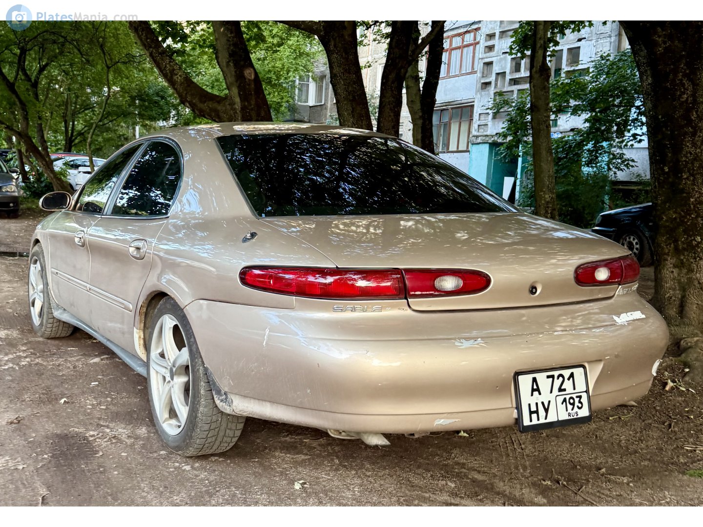 а 721 ну 193, Mercury Sable 3rd gen Sedan (DN101), 1995–1999