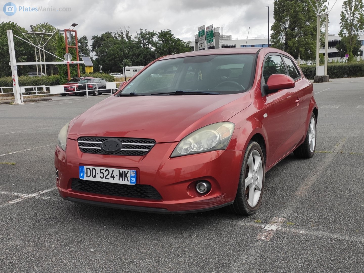 DQ-524-MK, Kia Ceed 1st gen pro_cee'd 3-door Hatch (ED), 2007­–2011