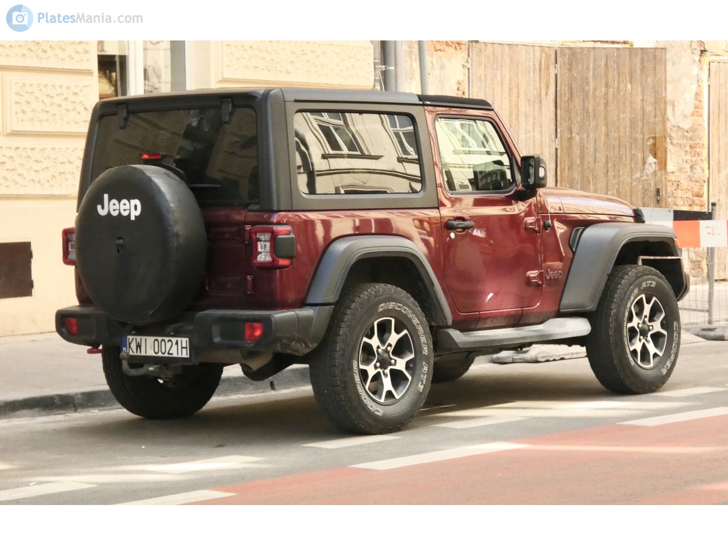 KWI 0021H, Jeep Wrangler 3rd gen 3-door SUV (JK), 2006–2018