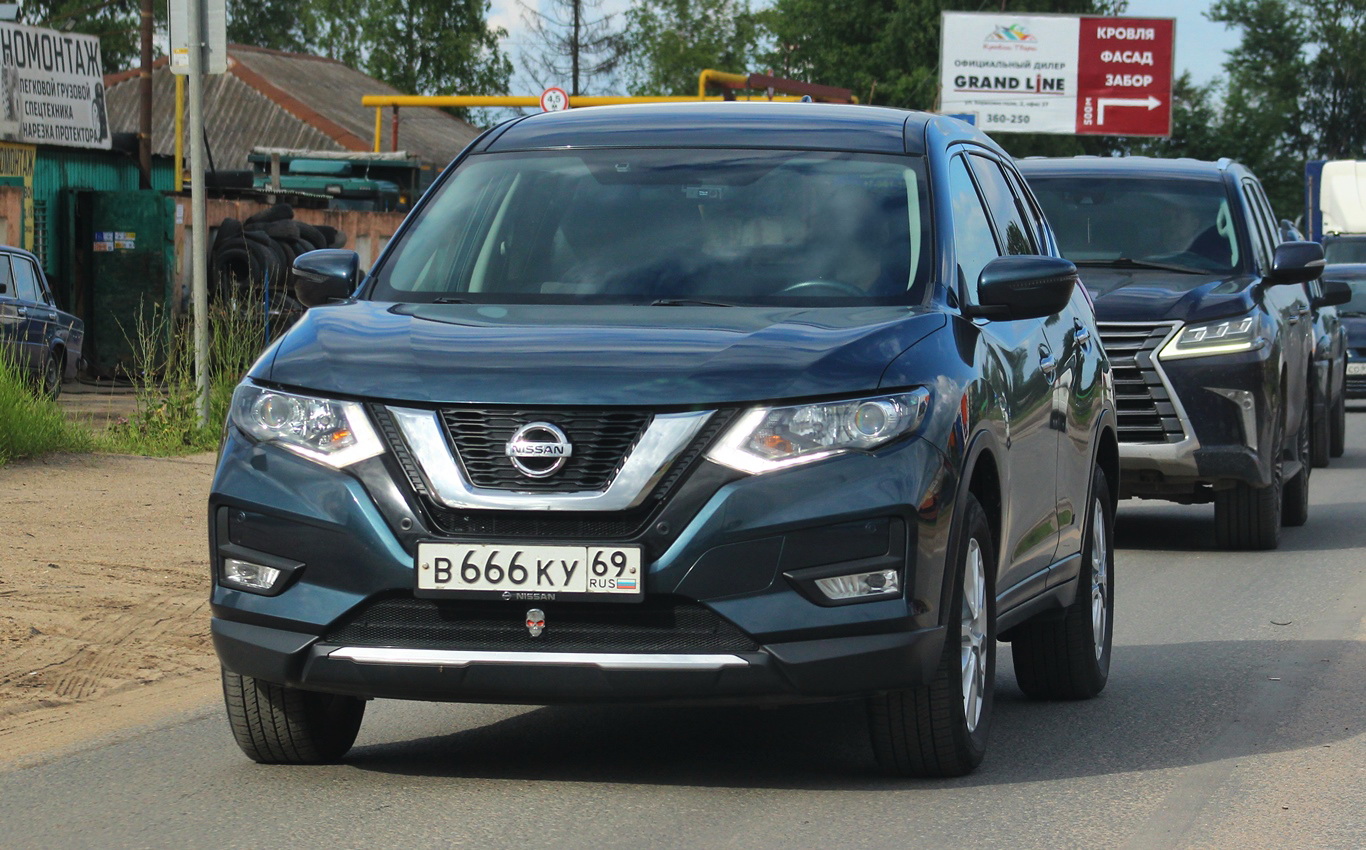 в 666 ку 69, Nissan X-Trail 3rd gen (T32), facelift, 2017–2022