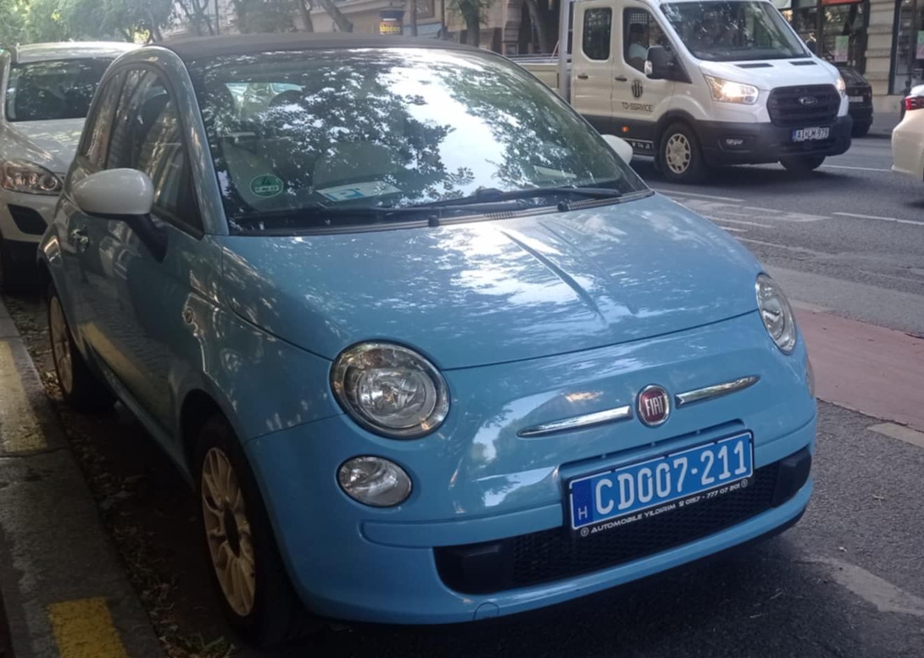 CD007-211, FIAT 500 2nd gen (C) Cabrio (312/FF), 2009–2016 (–2019 for NA-market)