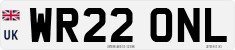 License plate of the United Kingdom, 2001 year system
