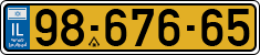 License plate of Israel, Regular plates