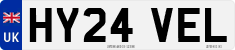 License plate of the United Kingdom, 2001 year system