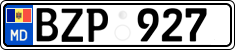 License plate of Moldova, Cars (2015)