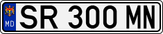 License plate of Moldova, Trailers (1992)