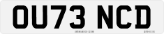 License plate of the United Kingdom, 2001 year system