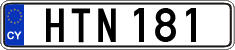 License plate of Cyprus, Regular plates