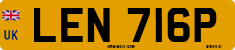License plate of the United Kingdom, 1963 year system
