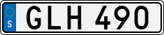 License plate of Sweden, Regular plates