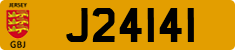 License plate of Jersey, Regular plates (J123456)