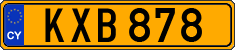 License plate of Cyprus, Regular plates