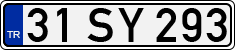 License plate of Turkey, Regular plates