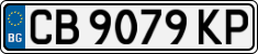 License plate of Bulgaria, Cars