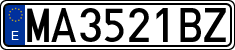 License plates of Spain, 1971 year series