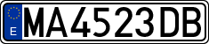 License plates of Spain, 1971 year series