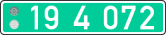 License plate of Lithuania, Diplomatic