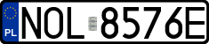 License plates of Poland, Regular car plates