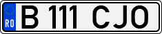 License plate of Romania, Regular plates