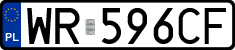 License plates of Poland, Regular car plates