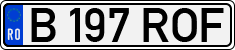 License plate of Romania, Regular plates