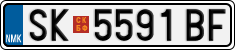 License plate of North Macedonia, Regular plates (2012)