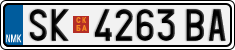 License plate of North Macedonia, Regular plates (2012)